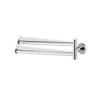 Towel Bar 14 Inch Chrome Swivel Double Towel Bar StilHaus H16-08
